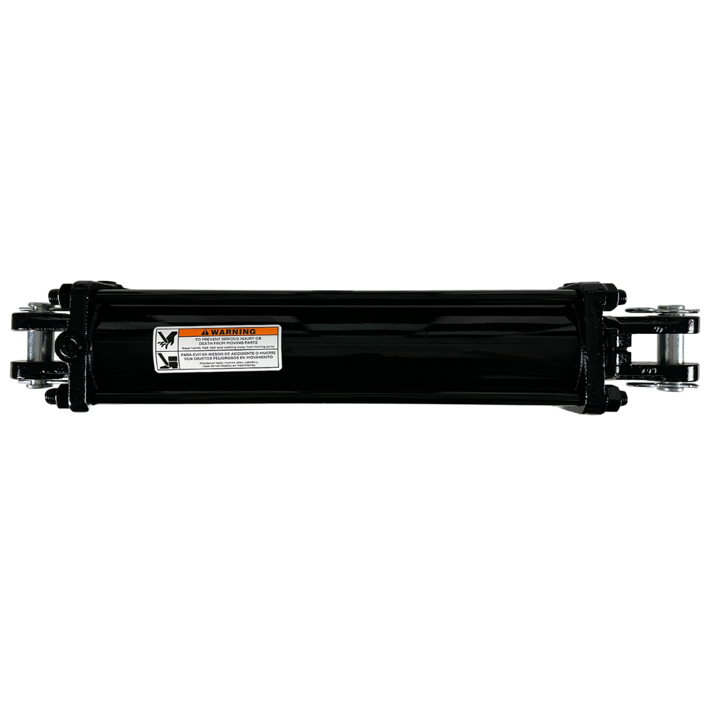 HYDRAULIC CYLINDER, 4" BORE, 2" ROD, 24" STROKE, 2,500 PSI