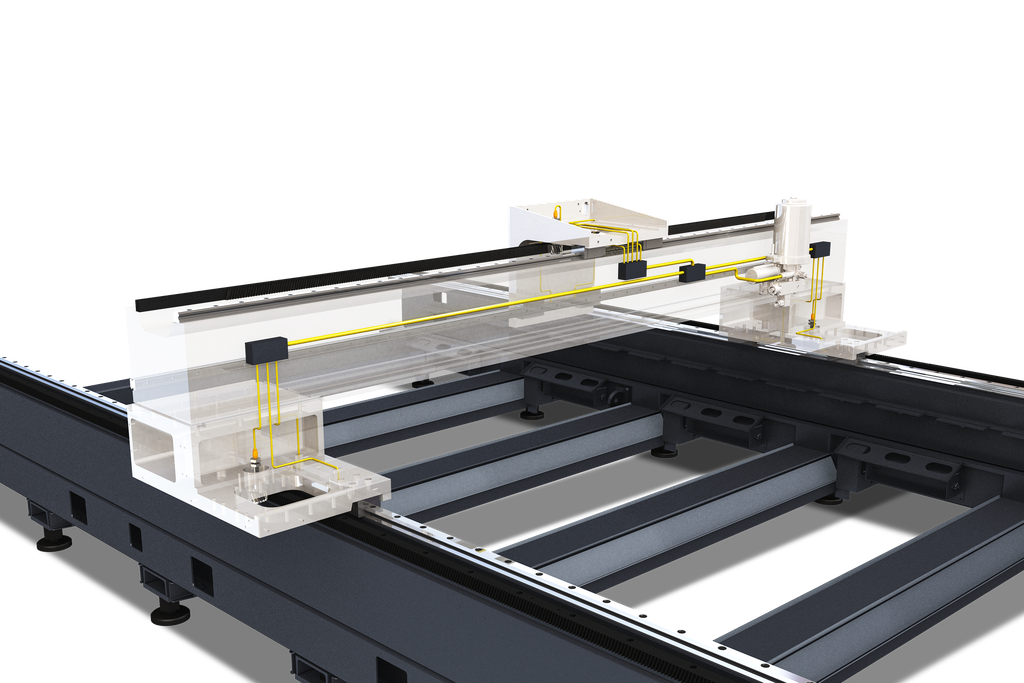 QLTEK G6025 FIBER LASER CUTTING MACHINE – 20 kW (SERIAL: SJ250930G6025028-20000)