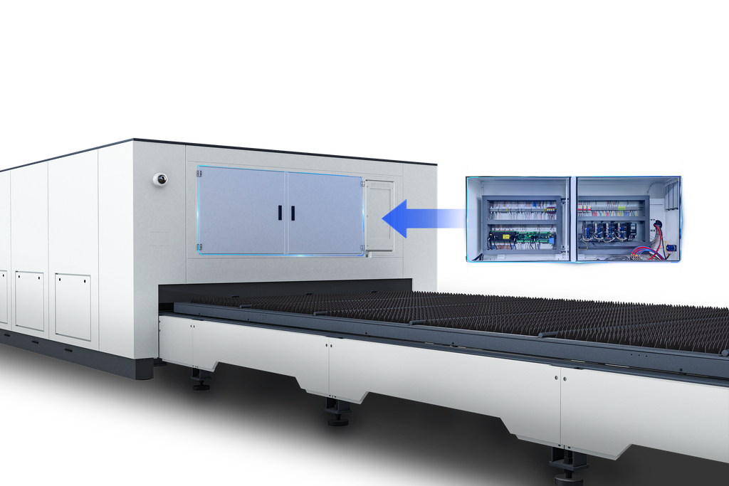 QLTEK G6025 FIBER LASER CUTTING MACHINE – 20 kW (SERIAL: SJ250930G6025028-20000)