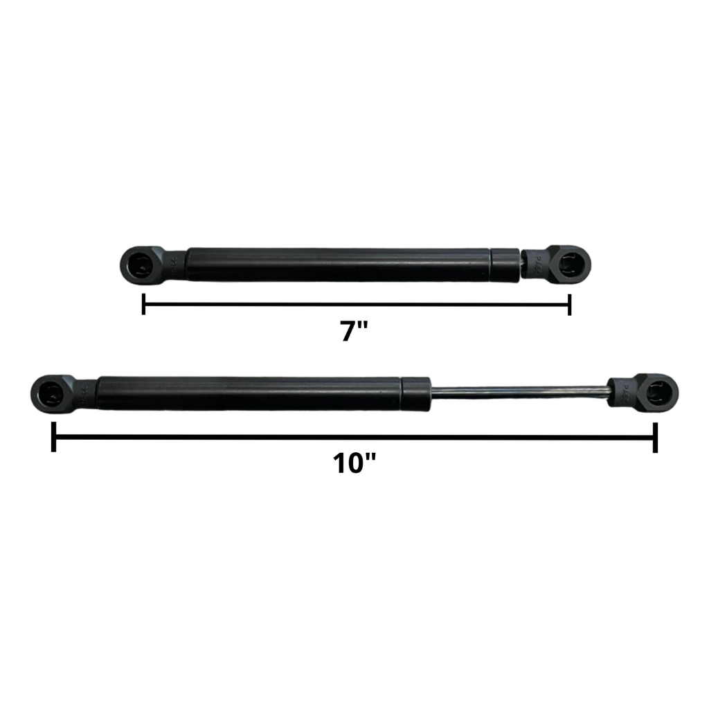 [AG-10-30LBS] AMORTIGUADOR DE GAS DE 10" DE 30 LBS (INCLUYE TORNILLOS Y TUERCA)