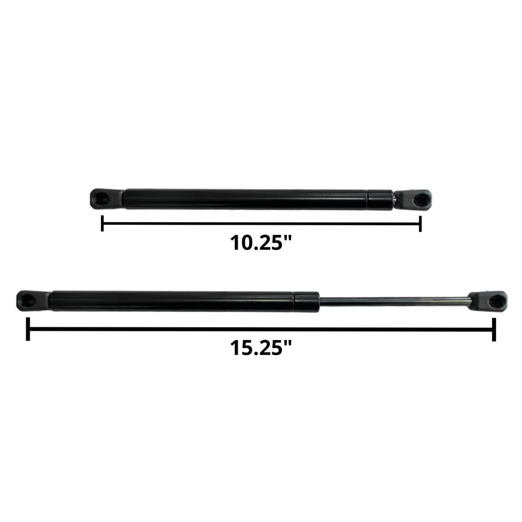 [AG-15.25-90LBS] AMORTIGUADOR DE GAS DE 15.25" DE 90 LBS (INCLUYE TORNILLOS Y TUERCA)