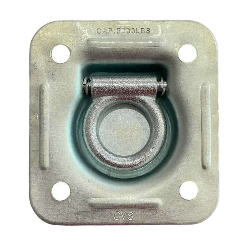 [LATH-003] SQUARE TIE-DOWN ANCHOR WITH RING