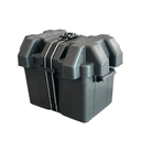 CAJA DE PLÁSTICO PARA BATERIA CON CORREA AJUSTABLE