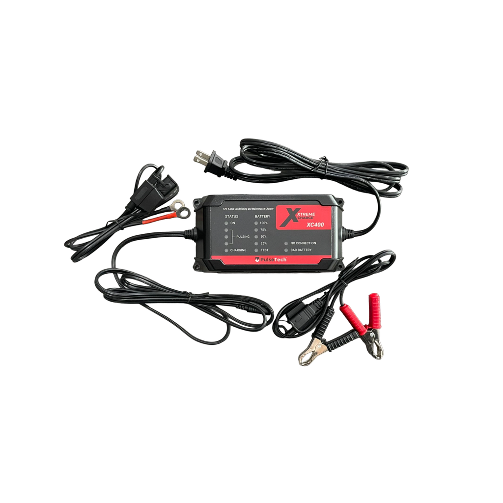 12-VOLT BATTERY RECOVERY CHARGER, 4A