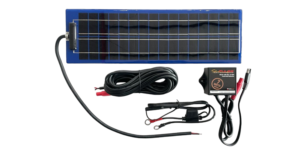 12-VOLT SOLAR CHARGER, 7 WATTS, 450 MA (RECTANGULAR)