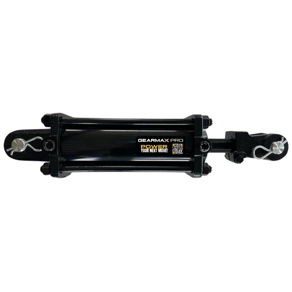 [TR2.5-4008-ASAE-GX] HYDRAULIC CYLINDER, 4" BORE, 1 1/2" ROD, 8" STROKE, ASAE, 2,500 PSI