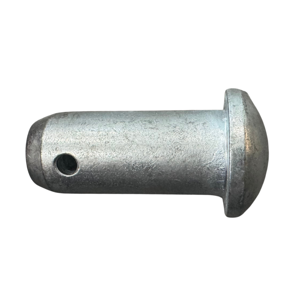 [PIN1X2-3/4] PERNO LISO DE ACERO CON CABEZA REDONDA DE 1" X 2 3/4" CON AGUJERO DE 0.23"