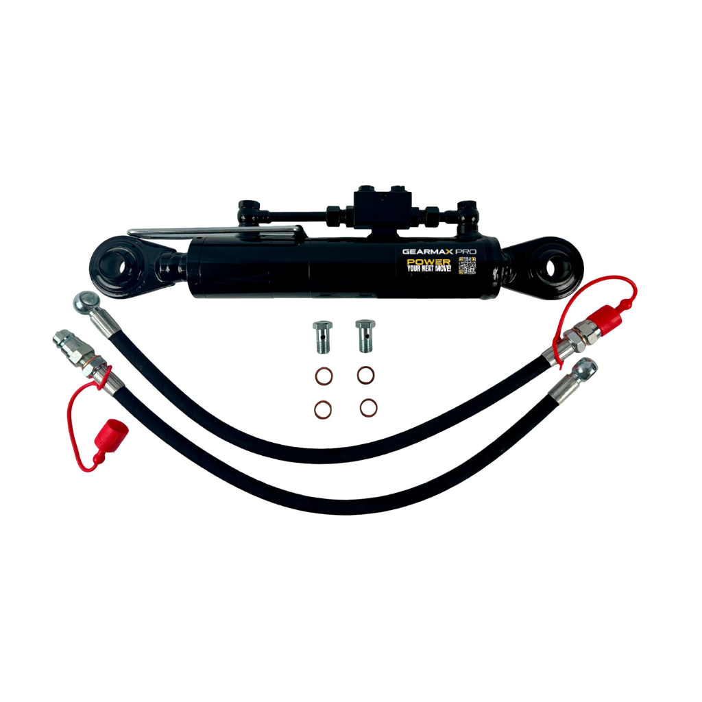 [TL-63-210MM-GX] CILINDRO HIDRAULICO TOP LINK, BORE 63MM ROD 35MM STROKE 210MM, 2,900 PSI (INCLUYE KIT DE MANGUERAS)