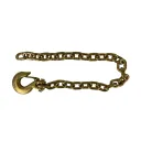 CADENA DE SEGURIDAD CON GANCHO, GRADO 70, 3/8" (GOLD) 35".