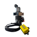 BOMBA HIDRÁULICA KTI, 2 BOTONES, ACCIÓN SENCILLA, SIN DEPOSITO, 12V