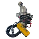BOMBA HIDRÁULICA KTI, 4 BOTONES, SENCILLA/DOBLE ACCIÓN, SIN DEPOSITO, 12V