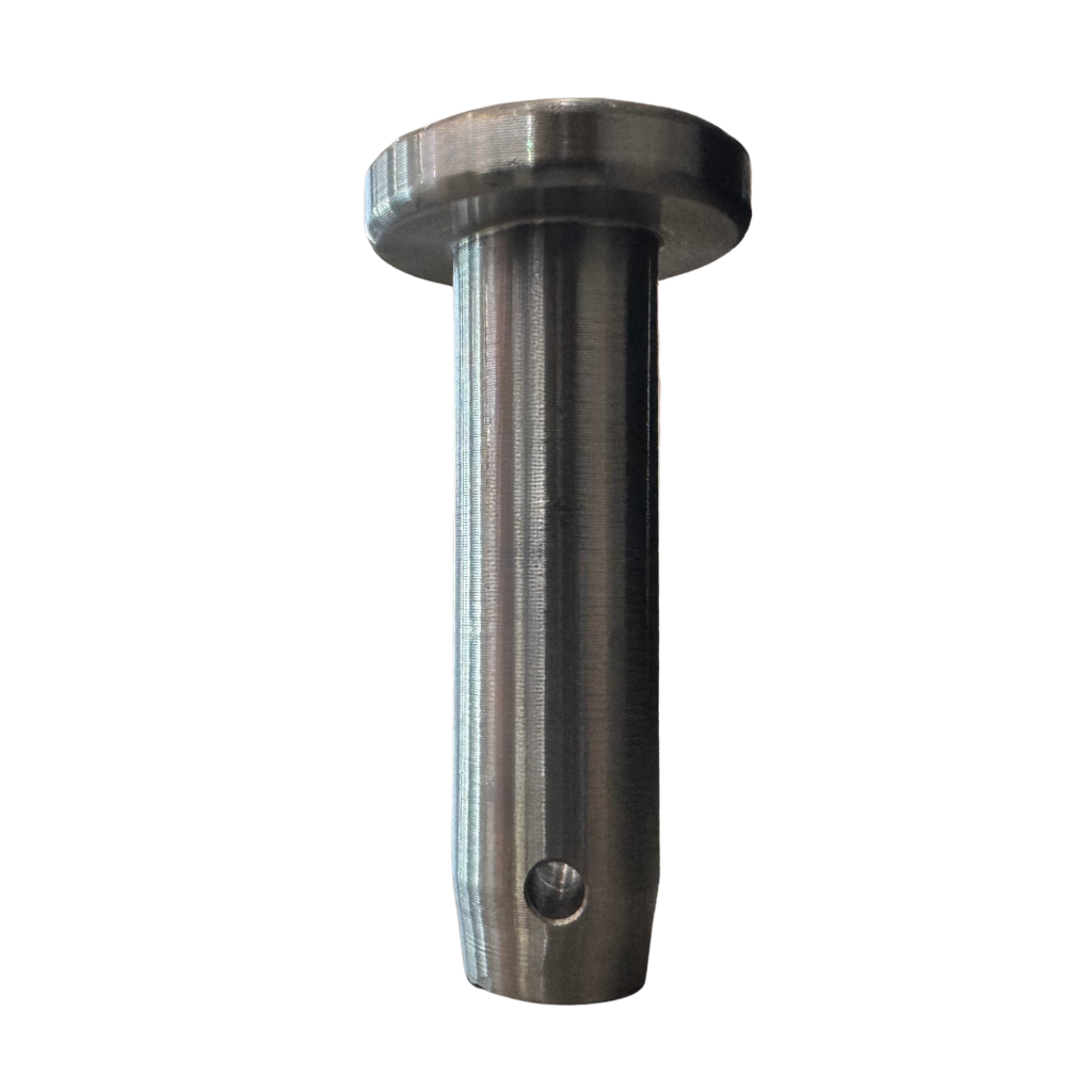 [PAA13511516] PERNO DE ACERO ALMEJA DE 1" X 3.5" CON CABEZA DE 2" Y ORIFICIO DE 1/4"