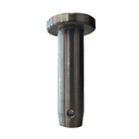 PERNO DE ACERO ALMEJA DE 1" X 3.5" CON CABEZA DE 2" Y ORIFICIO DE 1/4"
