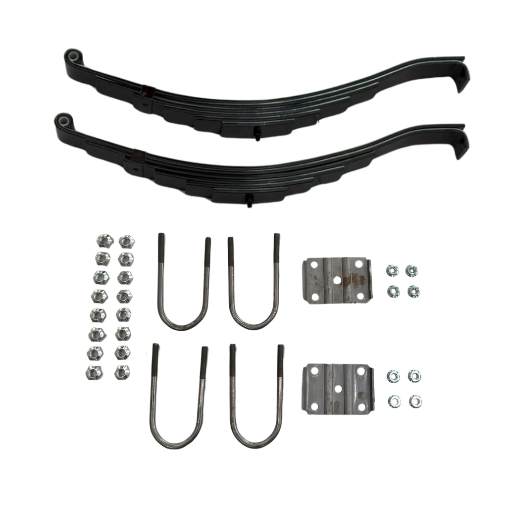 SPRING KIT CON MUELLES DE 6 HOJAS (1 POR EJE, 2 MUELLES) 7K/8K LBS