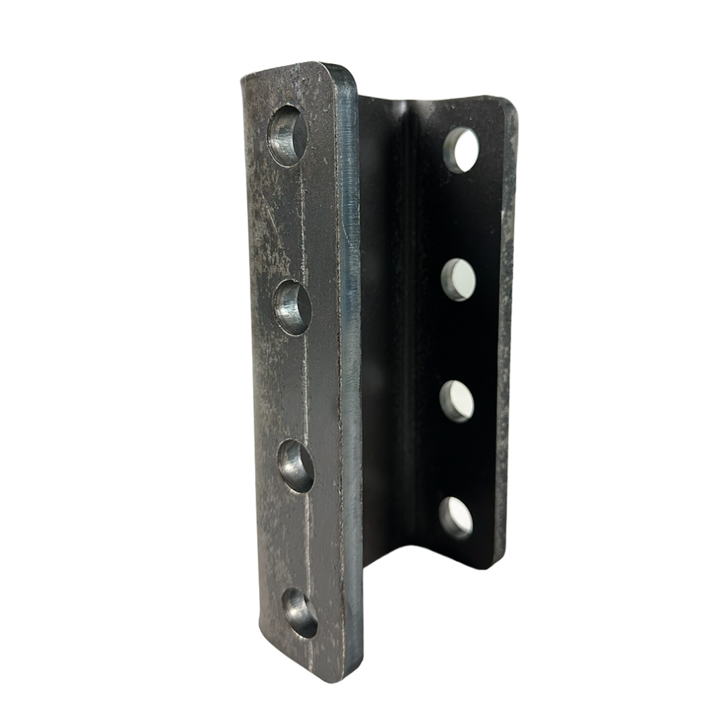 [1BJY-CP-04] 3" C-CHANNEL 3-POSITION ADJUSTABLE COUPLER MOUNTING BRACKET WITH 4 HOLES (3/8" THICK)