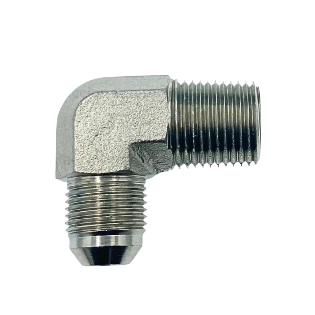 [P1JN9-06-08] 90 DEGREE JIC MALE 3/8" X 1/2" NPT MALE ELBOW