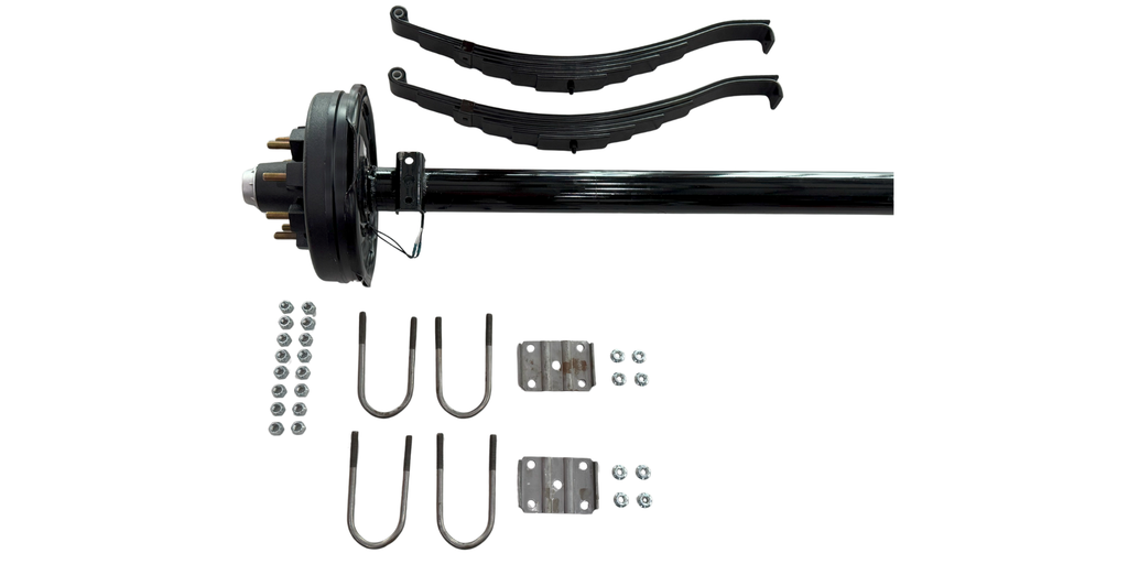 KIT DE EJE DE 7,000 LBS CON KIT DE MUELLES Y FRENOS ELECTRICOS (80"- 95")