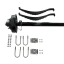 7,000 LB AXLE KIT WITH SPRING KIT AND ELECTRIC BRAKES (80"–95")