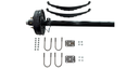 5,200 LB AXLE KIT WITH SPRING KIT AND ELECTRIC BRAKES (80"–95")
