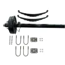 KIT DE EJE DE 5,200 LBS CON KIT DE MUELLES Y FRENOS ELECTRICOS (80"- 95")