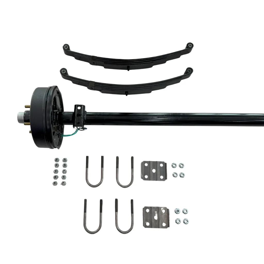 [KE35CF] 3,500 LB AXLE KIT WITH SPRING KIT AND ELECTRIC BRAKES (80"–95")