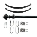 3,500 LB AXLE KIT WITH SPRING KIT, NO BRAKES (80"–95")