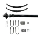 KIT DE EJE DE 5,200 LBS CON KIT DE MUELLES, SIN FRENO (80"- 95")