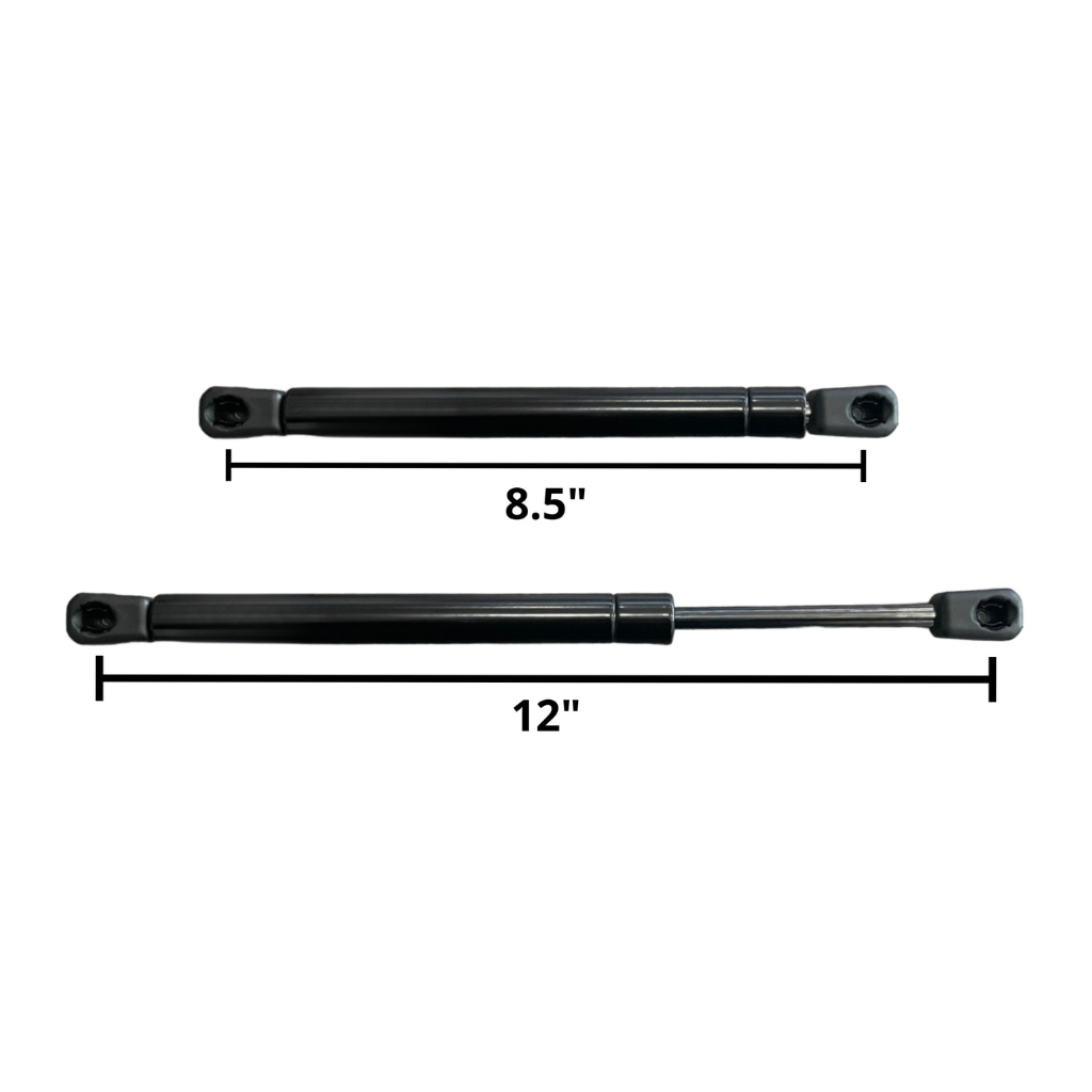 [AG-12-50LBS] AMORTIGUADOR DE GAS DE 12" DE 50 LBS (INCLUYE TORNILLOS Y TUERCA)