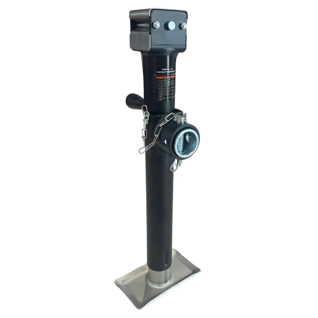 [1BJY-TJ-70] GATO MANUAL DE 2,000LBS, REDONDO, CON BUJE SOLDADO Y MANIVELA DE LADO (TRAVEL 15")