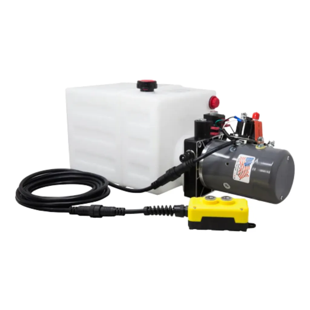[KDC45592-12Q] KIT BOMBA HIDRÁULICA KTI 2 BOTONES, DOBLE ACCIÓN, 12 QUART, 12V