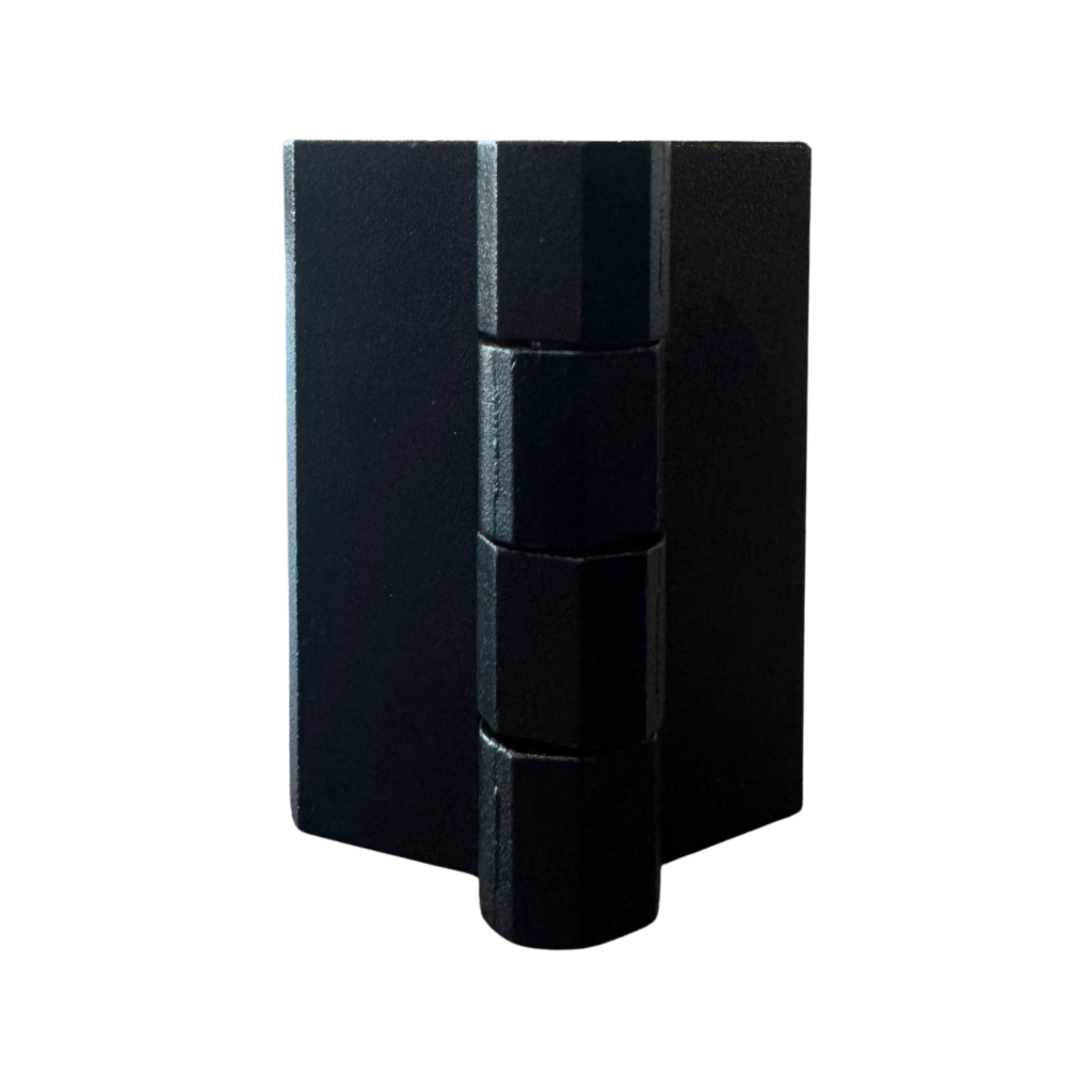 BISAGRA NEGRA CUADRADA DE ALEACION DE ZINC 50X50MM