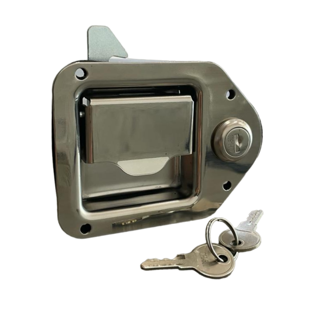 [A7881-4150] SMALL STAINLESS STEEL LOCK WITH KEY