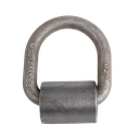 D-RING DE 1/2" CON CLIP PARA SOLDAR – WLL 4,000 LB – MBS 12,000 LB – ACERO FORJADO – ACABADO NATURAL