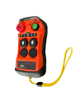 [GXEL-012001] CONTROL INALAMBRICO GEARMAX DE 2 BOTONES PARA POLIPASTO ELÉCTRICO