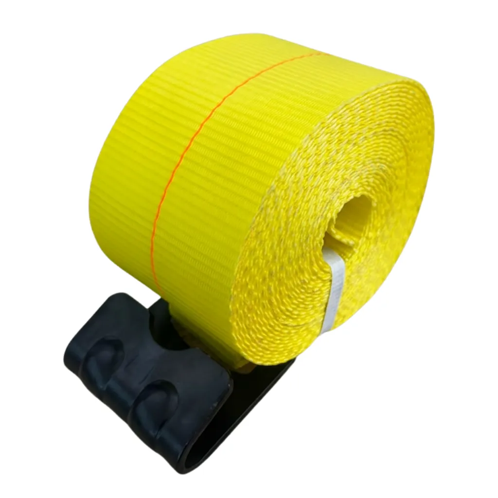 [GXCA-007001] BANDA 4" X 30' CON GANCHO PLANO – WLL 5,400 LB – AMARILLA