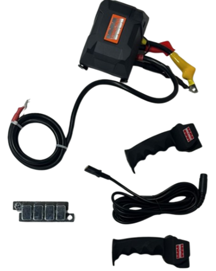 COMPLETE CONTROL BOX WITH CABLES FOR WM17,500 LBS 12V