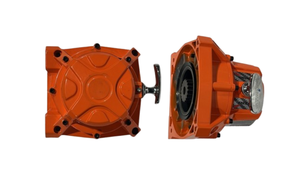 [GXEL-010016] CAJA DE ENGRANAJES COMPLETA CON ETIQUETA PARA WINCH DE 17,500 LBS 12V - NARANJA
