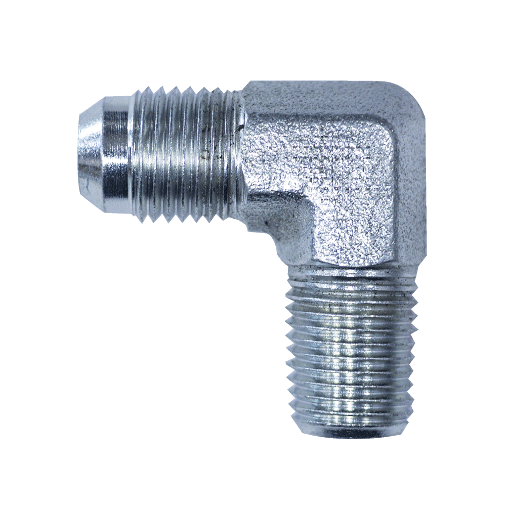 [GXHY-001003] ELBOW FITTING - 3/8" NPT & MALE JIC 3/8" - 90° - ZINC PLATED