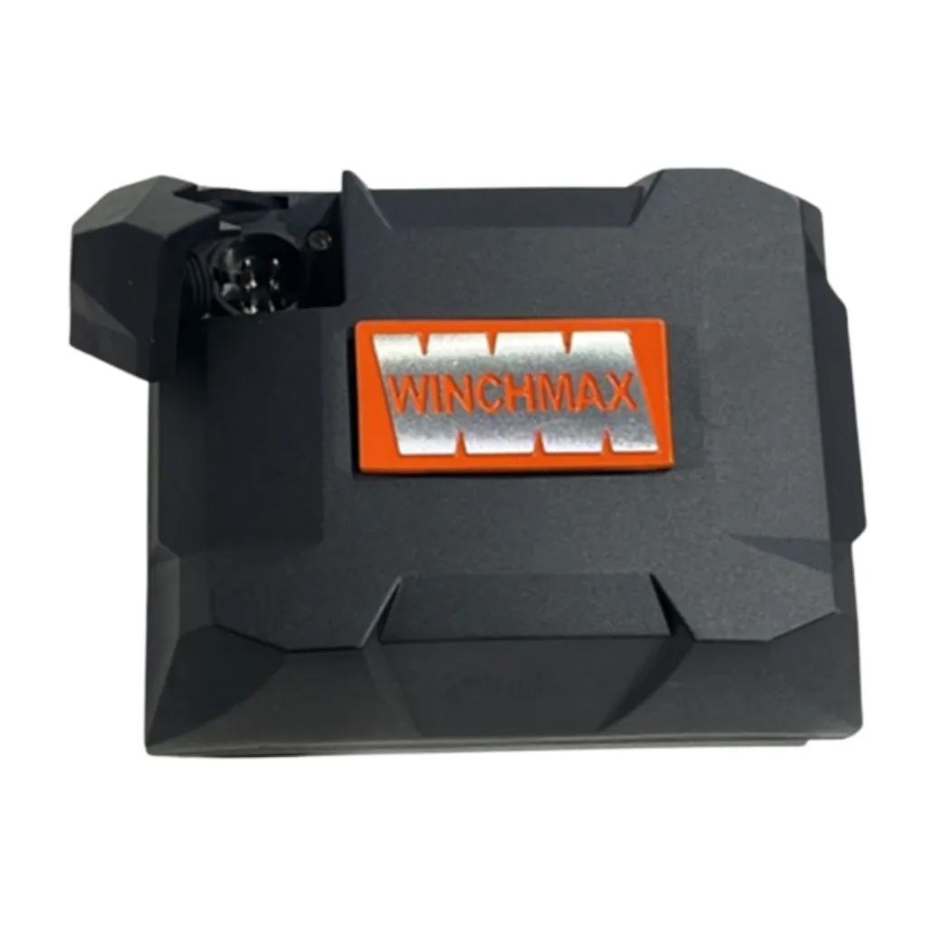 [GXEL-010010] CAJA DE CONTROL VACIA (2 PARTES) CON SOCKET WANDERLEAD PARA WINCH DE 17,500 LBS 12V - NEGRO