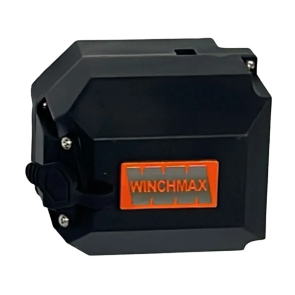 [GXEL-010011] CAJA DE CONTROL VACIA (2 PARTES) CON SOCKET WANDERLEAD PARA WINCH DE 20,000- 22,000 LBS 12V - NEGRO