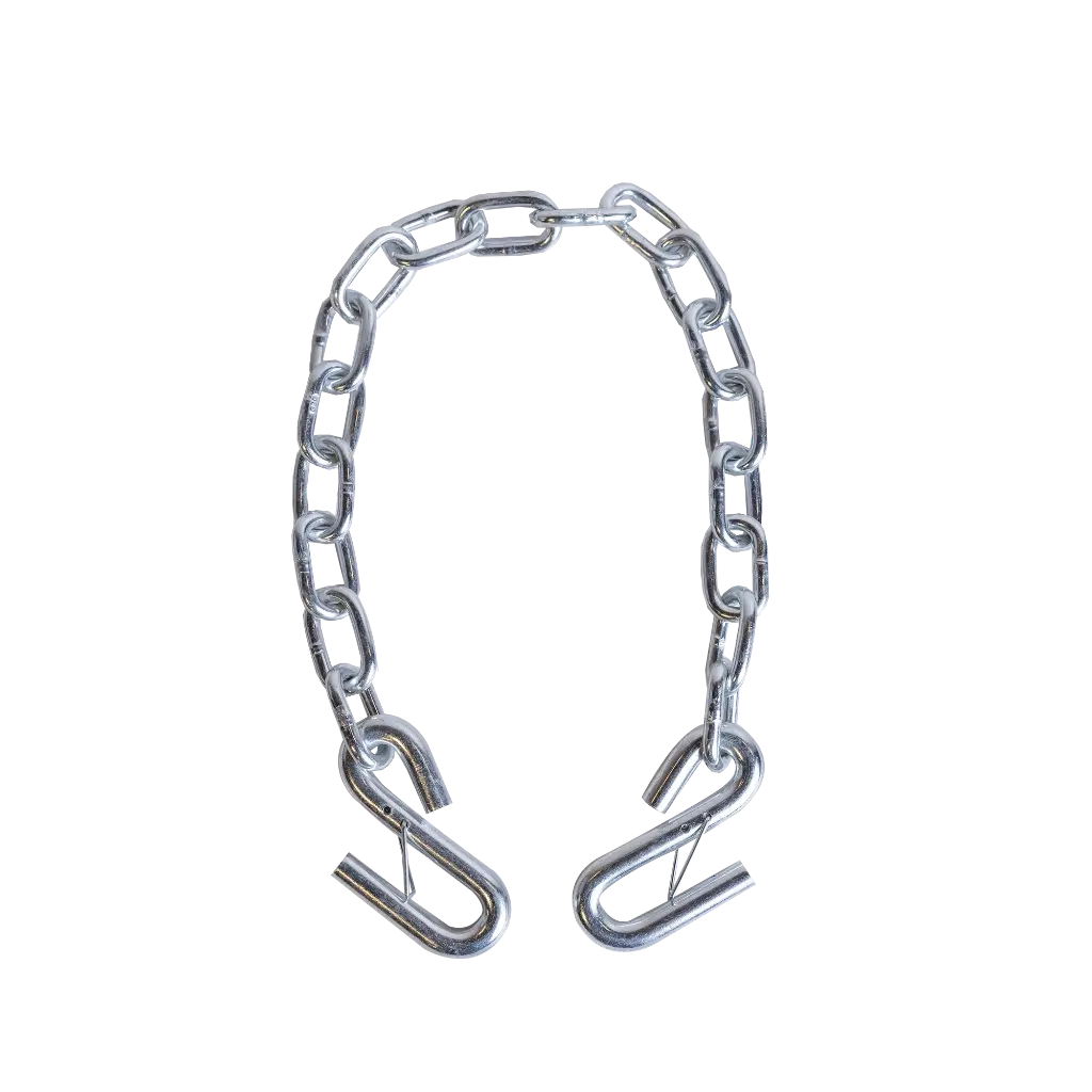 [GXCA-003005] CADENA DE SEGURIDAD GR30 CON GANCHO DE RESORTE 1/4" X 27" – MBS 5,200 LB – ZINCADA