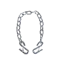 CADENA DE SEGURIDAD GR30 CON GANCHO DE RESORTE 1/4" X 27" – MBS 5,200 LB – ZINCADA