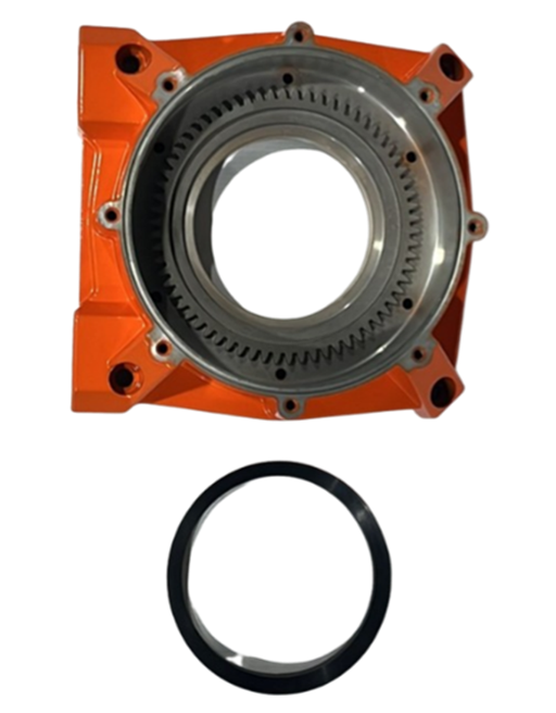 [GXEL-010019] BASE DE CAJA DE ENGRANAJES CON SELLO PARA WINCH 20,000 LB – NARANJA