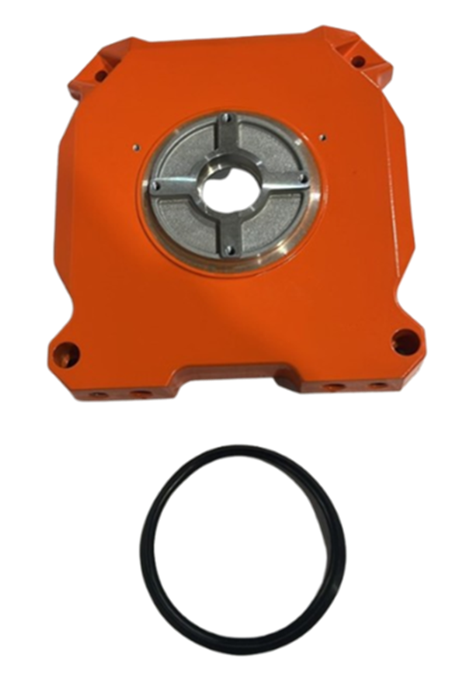 [GXEL-010023] BASE DE MOTOR CON SELLO PARA WINCH DE 20,000 LB – NARANJA