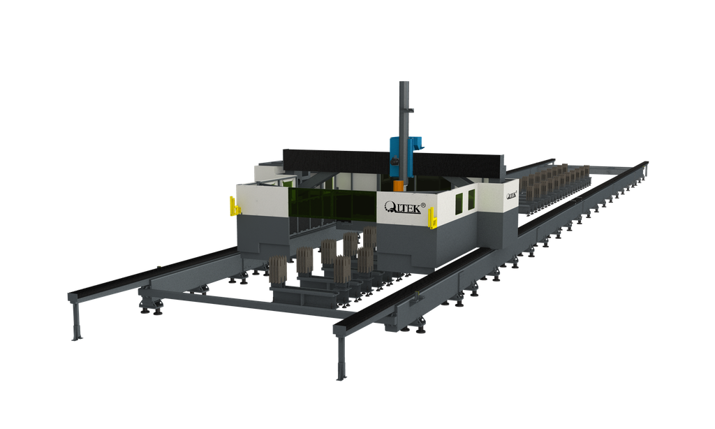 [SJ251112HM26025015-12000] QLTEK HM26025 FIBER TUBE LASER CUTTING MACHINE – 12 kW (SERIAL: SJ251112HM26025015-12000)