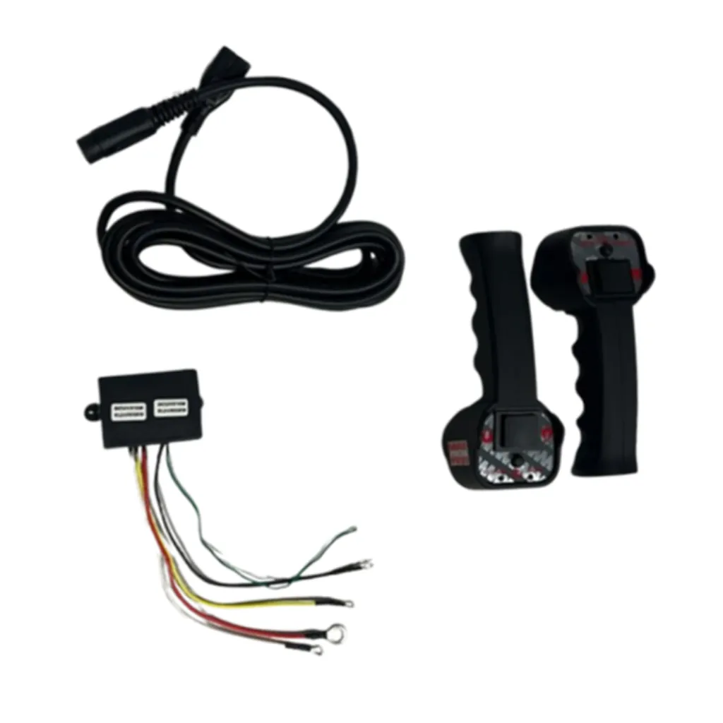 TWIN WIRELESS REMOTE KIT 12V FOR WINCHMAX 17,500 LB WINCH (2 HANDSETS, RECEIVER, HAND SWITCH, SOCKET)