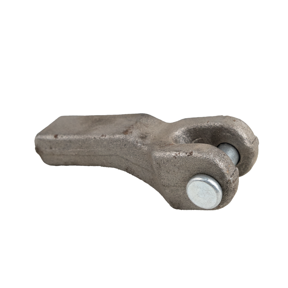 [GXCA-002002] RETENEDOR DE CADENA PARA SOLDAR CON PASADOR PARA CADENA DE 3/8" 25,000 LB WLL – ACERO FORJADO – SIN ACABADO