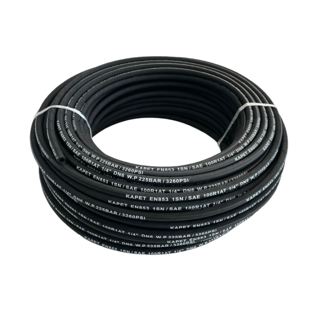 MANGUERA HIDRAULICA DE 1 CAPA DE 1/4” DE 3,260 PSI
