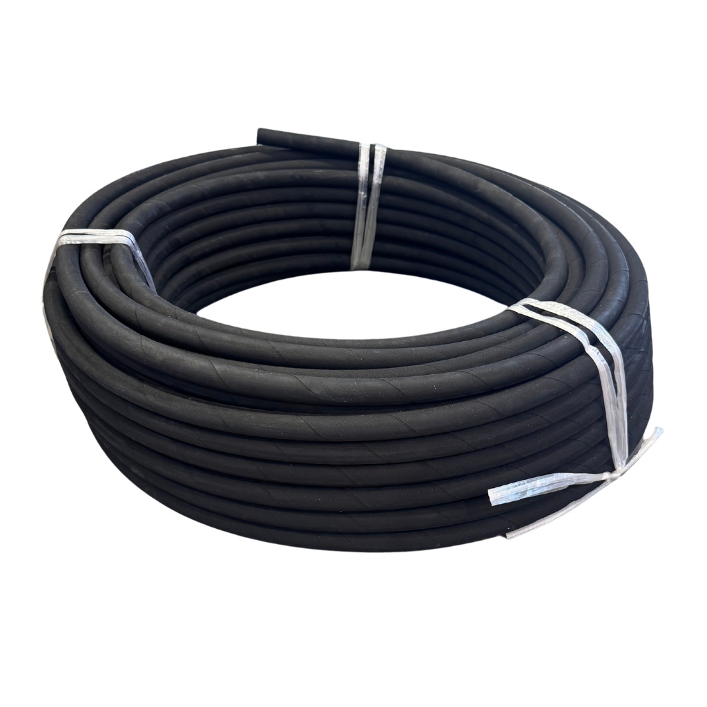 [MH382SN-GX] MANGUERA HIDRÁULICA 3/8" - NORMA SAE 100R2AT - PRESIÓN DE TRABAJO 330 BAR / 4,800 PSI - ROLLO DE 100 METROS - COLOR NEGRO