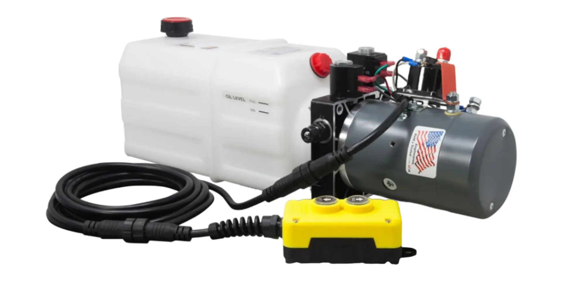 [KDC45592-6Q] KIT BOMBA HIDRÁULICA KTI 2 BOTONES, DOBLE ACCIÓN, 6 QUART, 12V